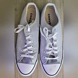 Converse Low-Top Canvas Sneakers All-Star-Light Gray 9.5/7.5 (Final Price)